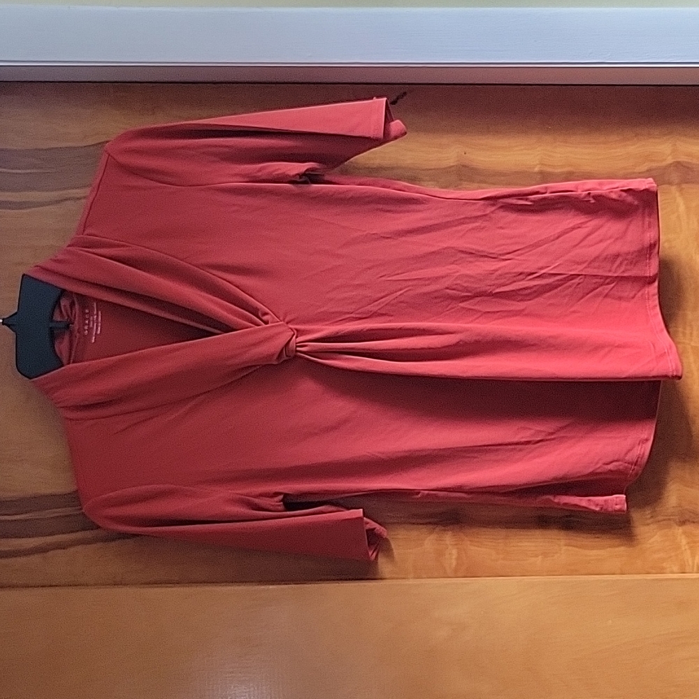 Orange blouse